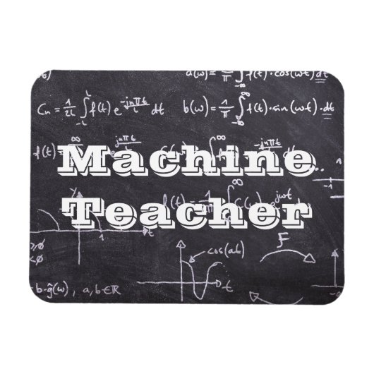 Machine Teacher Magneet (Horizontaal)