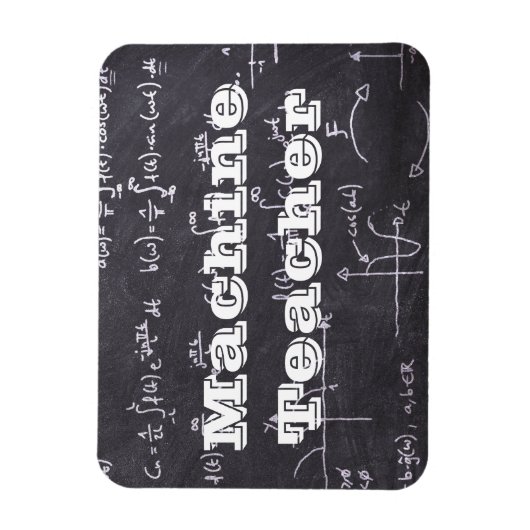 Machine Teacher Magneet (Verticaal)