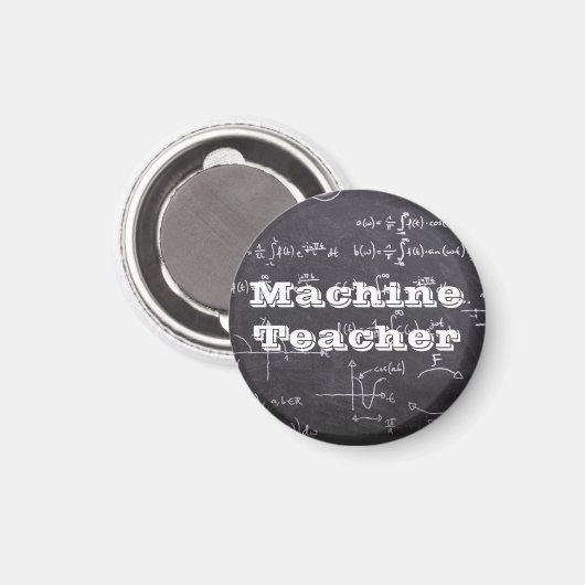 Machine Teacher Magneet (Voorkant / Achterkant)