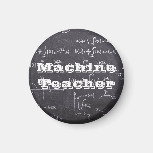 Machine Teacher Magneet (Voorkant)
