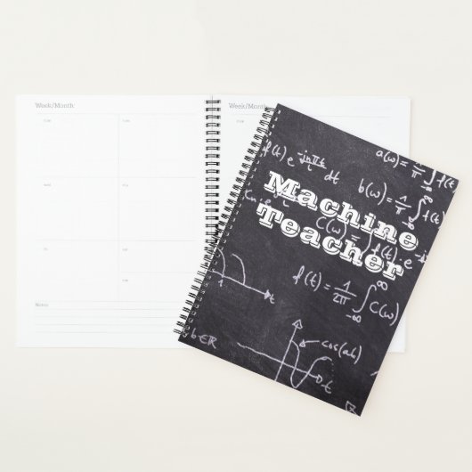 Machine Teacher Planner (Display)