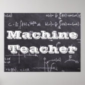Machine Teacher Poster (Voorkant)