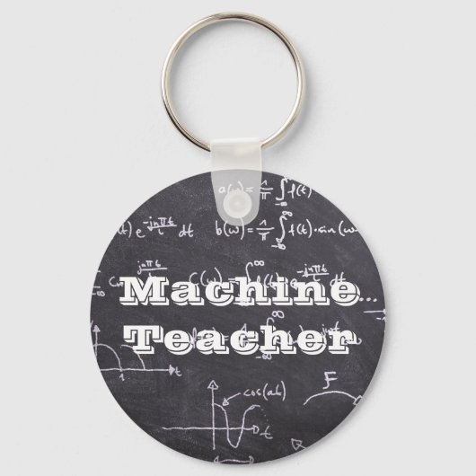 Machine Teacher Sleutelhanger (Voorkant)