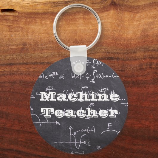 Machine Teacher Sleutelhanger (Voorkant)