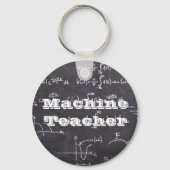 Machine Teacher Sleutelhanger (Achterkant)