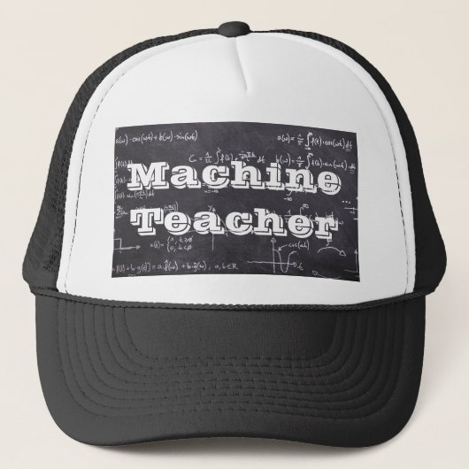 Machine Teacher Trucker Pet (Voorkant)