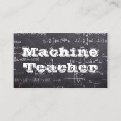 Machine Teacher Visitekaartje (Voorkant)
