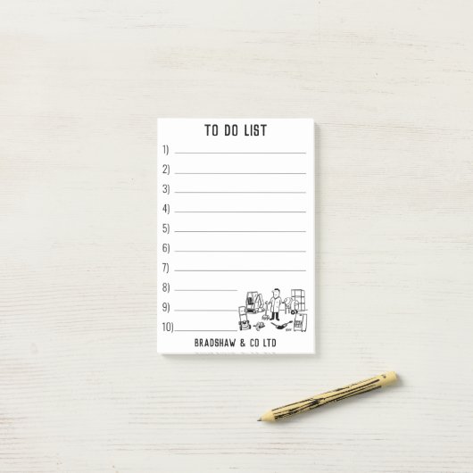 Machine Tool en Plant Huren Business Post-it® Notes (Op bureau)