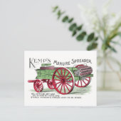 machine voor het verspreiden van mest briefkaart (Staand voorkant)