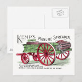 machine voor het verspreiden van mest briefkaart (Voorkant / Achterkant)