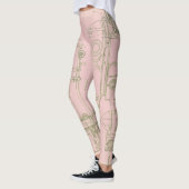 Machinebouw Industriële robotische blauwdruk Leggings (Links)