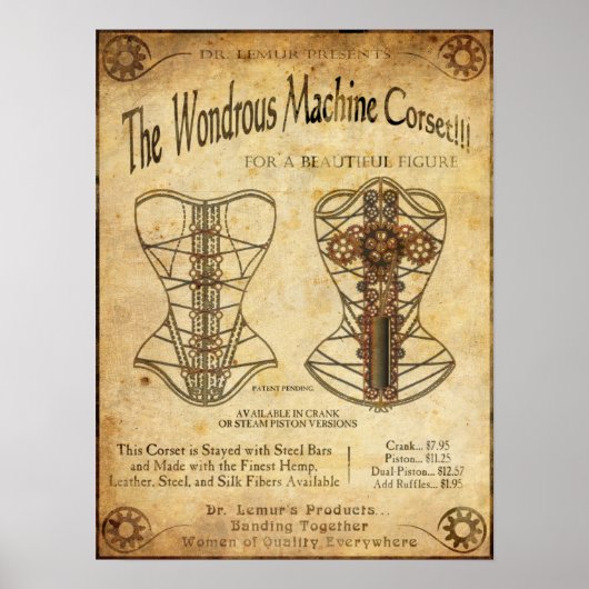 MachineCorset Poster (Voorkant)