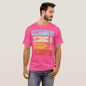 Machinegeweer Pistool Schutter Schieten T-shirt (Voorkant volledig)