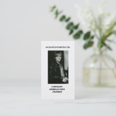 MACHINEGUN THOMPSON CARD VISITEKAARTJE (Staand voorkant)