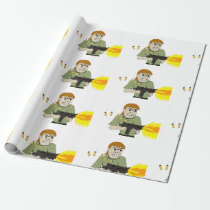 machinegunner cadeaupapier