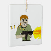 machinegunner keramisch ornament (Rechts)