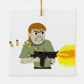 machinegunner keramisch ornament (Achterkant)