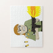 machinegunner legpuzzel (Verticaal)