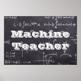 Machineleraar Poster