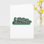 Machinemonteur CNC-machinebankwerker Retro Funny C Kaart (Gele Bloem)