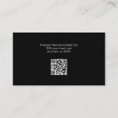 Machines en metalen fab visitekaartje (Achterkant)