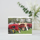 Machines en toestellen voor de boerderij van oude  briefkaart (Staand voorkant)