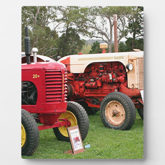 Machines en toestellen voor de boerderij van oude fotoplaat (Voorkant)