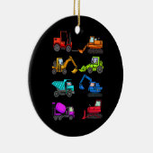 Machines en toestellen voor de bouw van graafmachi keramisch ornament (Rechts)