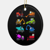 Machines en toestellen voor de bouw van graafmachi keramisch ornament (Links)