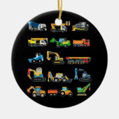 Machines en toestellen voor de bouw van graafmachi keramisch ornament (Voorkant)