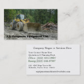 Machines en toestellen voor het reinigen van land visitekaartje (Voorkant / Achterkant)