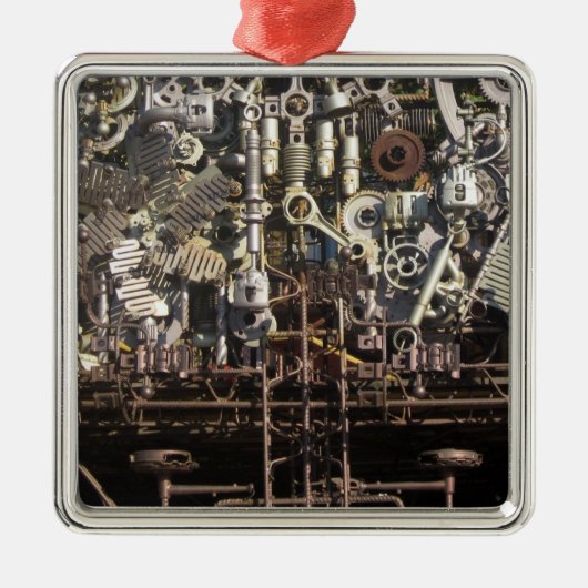 Machines en toestellen voor het stoomponsen metalen ornament (Voorkant)