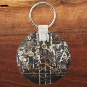 Machines en toestellen voor het stoomponsen sleutelhanger (Voorkant)