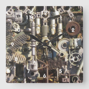 Machines en toestellen voor het stoomponsen vierkante klok