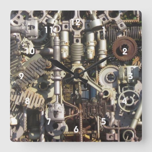 Machines en toestellen voor het stoomponsen vierkante klok (Voorkant)