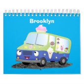 Machines en transport cartoon illustratie kalender (Hoes)