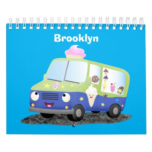 Machines en transport cartoon illustratie kalender (Hoes)