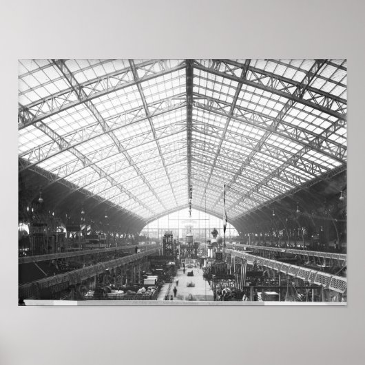 Machines Hall, Universele tentoonstelling Poster (Voorkant)