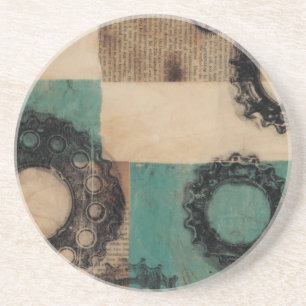 Machines II Zandsteen Onderzetter