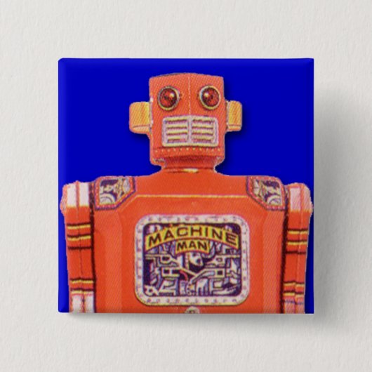 Machines Man Speelgoed Robot Square Button (Voorkant)