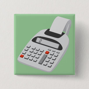 Machines toevoegen - accountantstechnologie vierkante button 5,1 cm