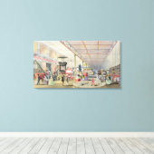 Machines, van 'Dickinson's uitgebreide Afbeelding Canvas Afdruk (Insitu (Houten vloer))