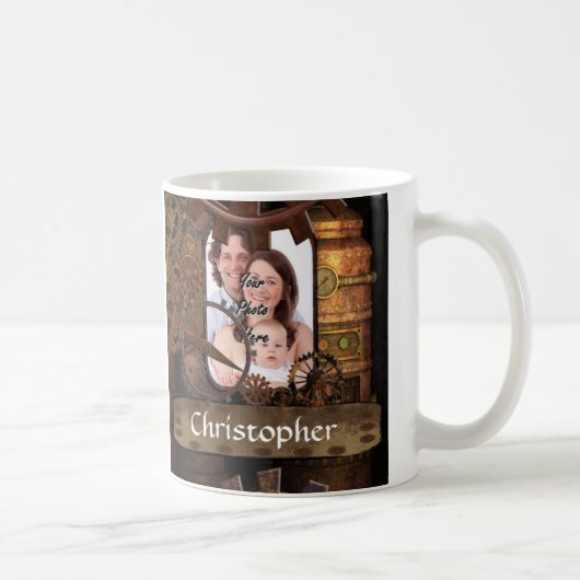 Machines voor gepersonaliseerde steampunk koffiemok (Rechts)