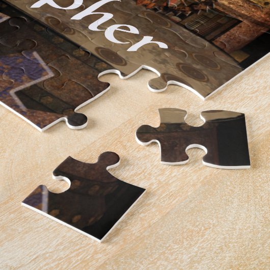 Machines voor gepersonaliseerde steampunk legpuzzel (Zijkant)