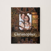 Machines voor gepersonaliseerde steampunk legpuzzel (Verticaal)