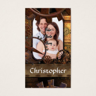Machines voor gepersonaliseerde steampunk visitekaartjes