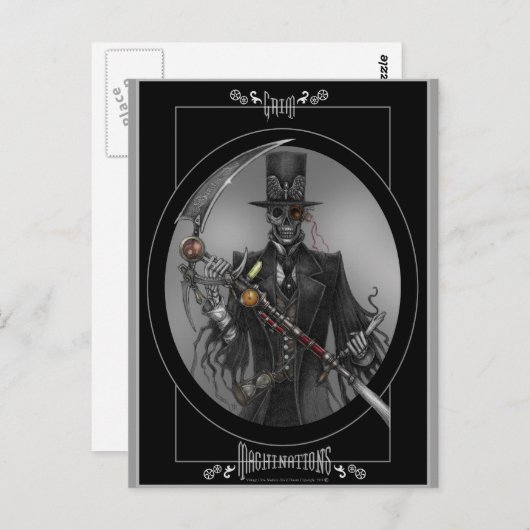 Machines voor grimmachines briefkaart (Voorkant / Achterkant)