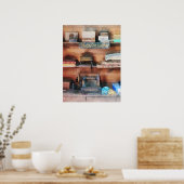 Machines voor het vervaardigen en naaien poster (Keuken)