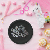 Machinetschroefdraad voor noteren en Collecties Bo Papieren Bordje (Feest)