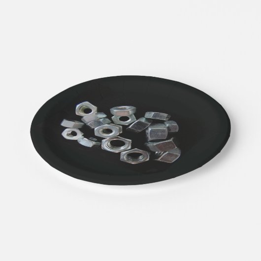 Machinetschroefdraad voor noteren en Collecties Bo Papieren Bordje (Gekanteld)